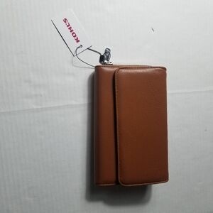 NWT KOHL'S BROWN WALLET